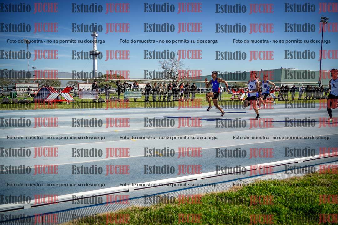 Fotos de los 100 m llanos de varones