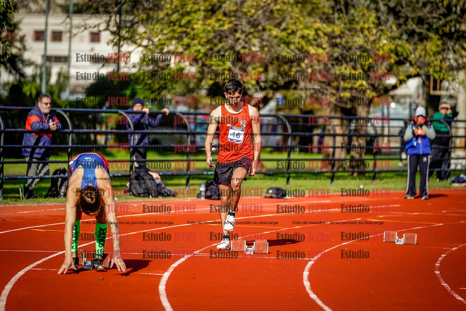 Fotos de los 200 m de varones