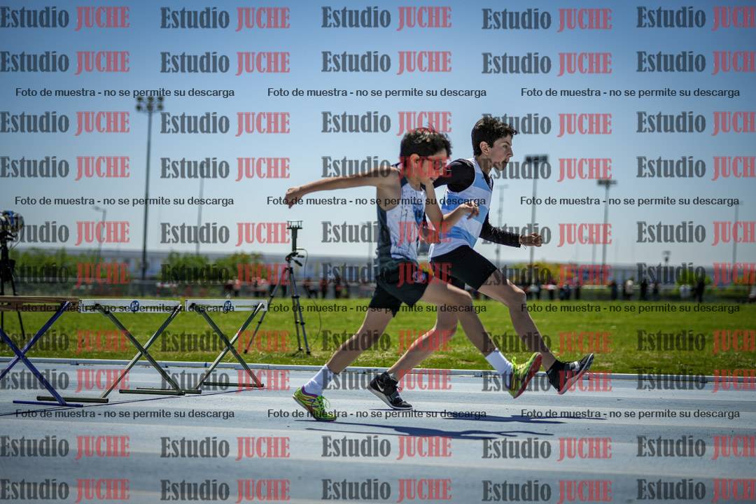 Fotos de los 60 m con vallas de varones