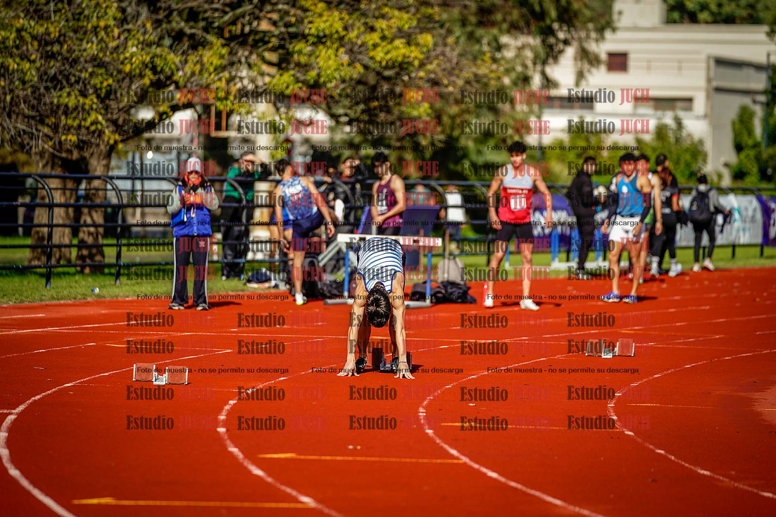 Fotos de los 200 m de varones