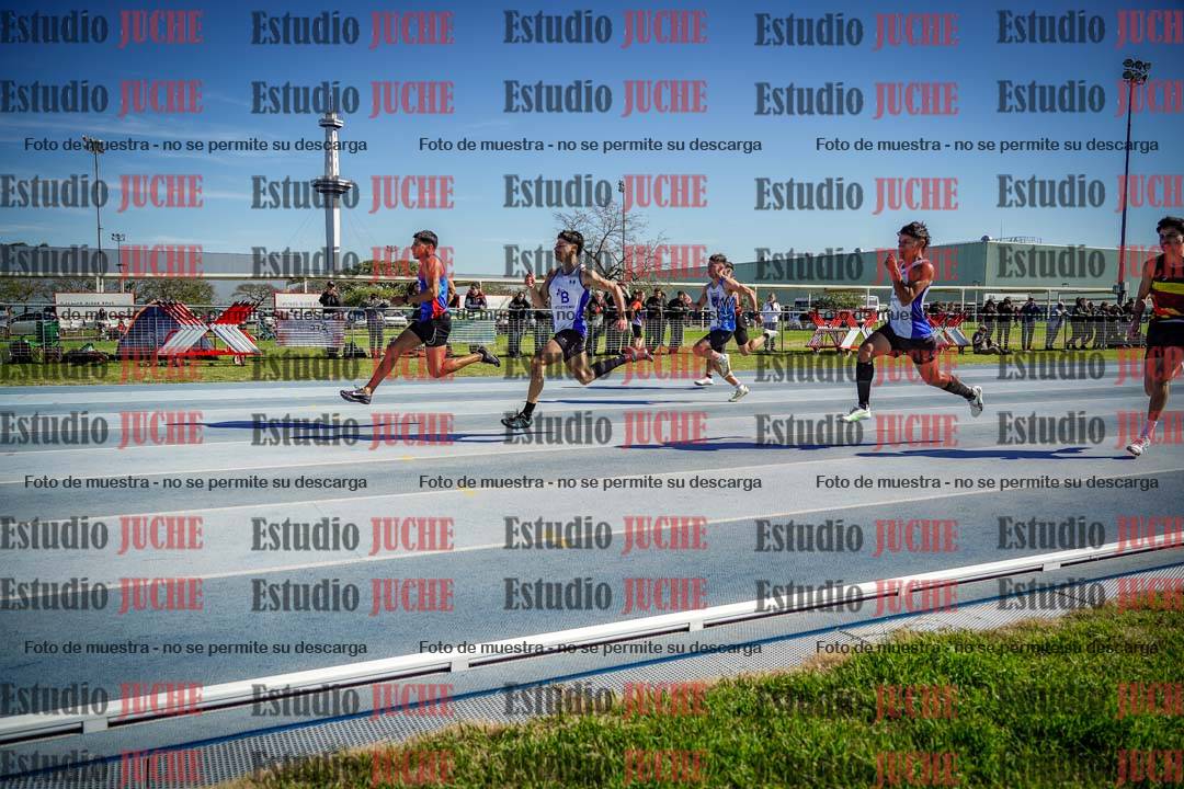 Fotos de los 100 m llanos de varones