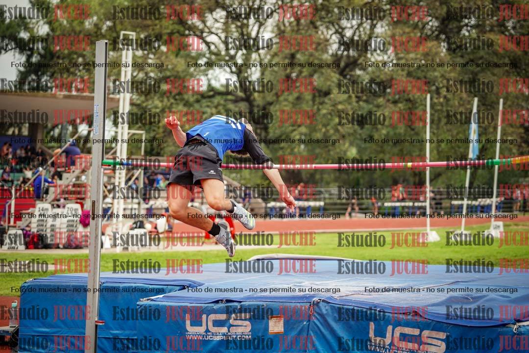 Fotos del salto en alto de varones