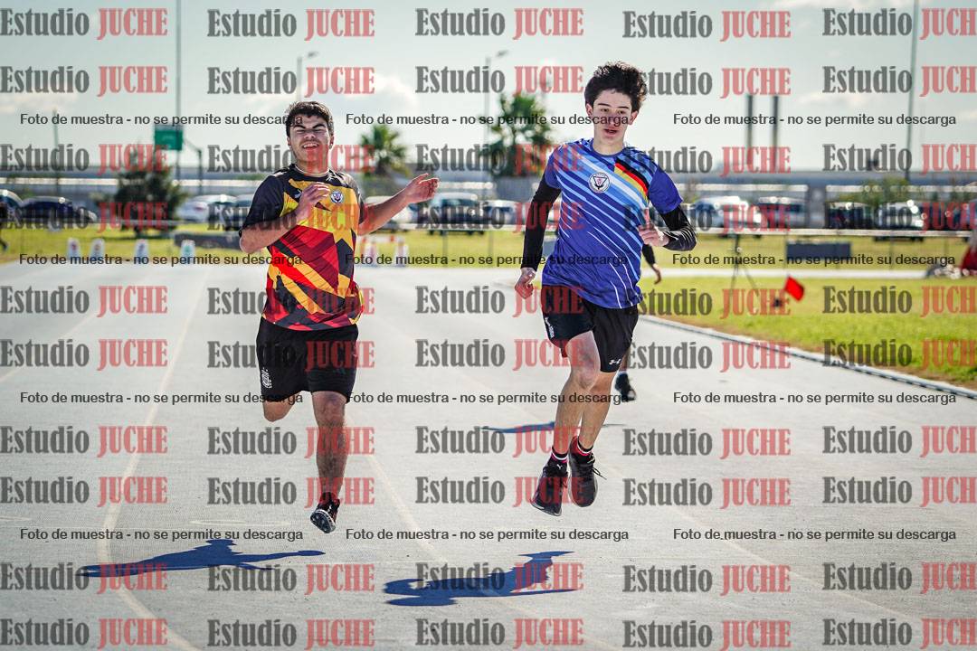 Fotos de los 200 m llanos de varones