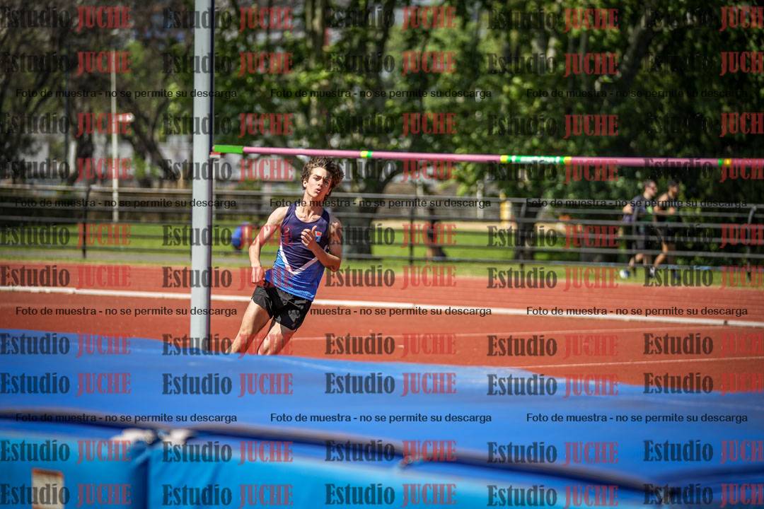 Fotos del salto en alto de varones