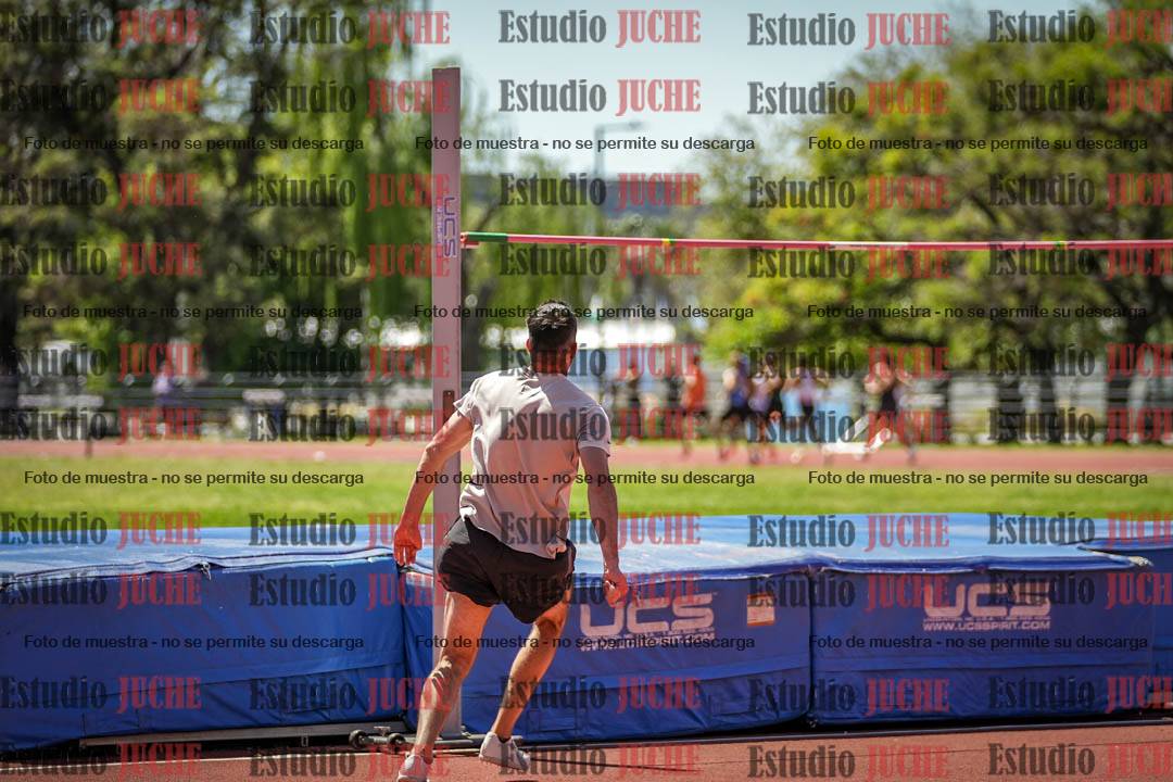 Fotos del salto en alto de varones