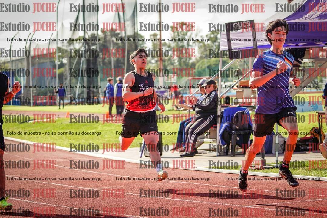 Fotos de los 100 m llanos de varones