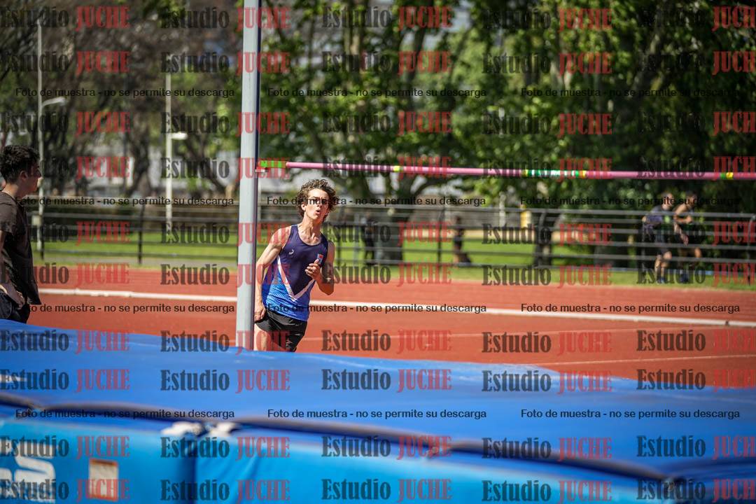 Fotos del salto en alto de varones
