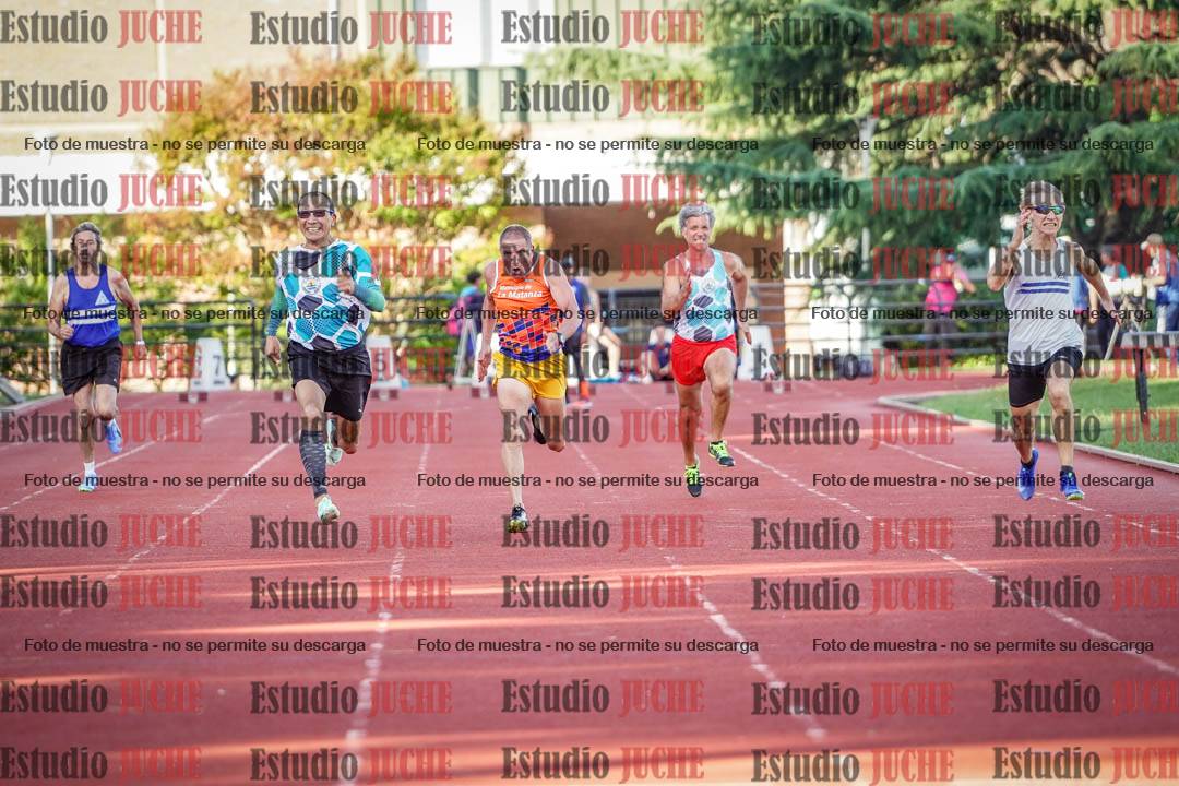 Fotos de los 100 m llanos de varones