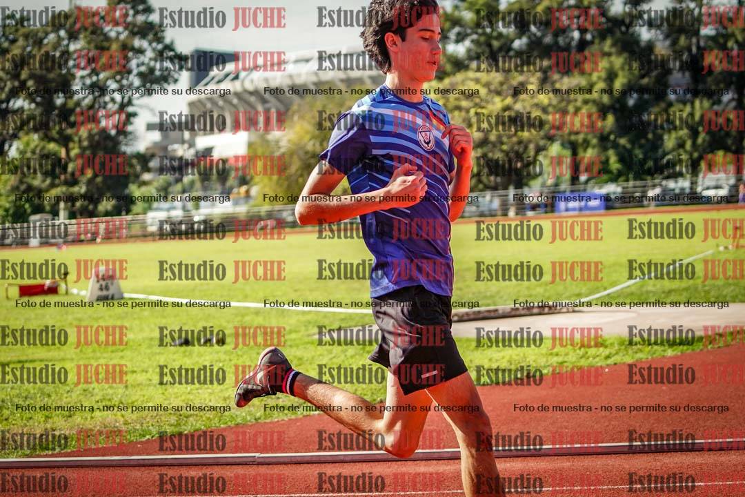 Fotos de los 100 m llanos de varones