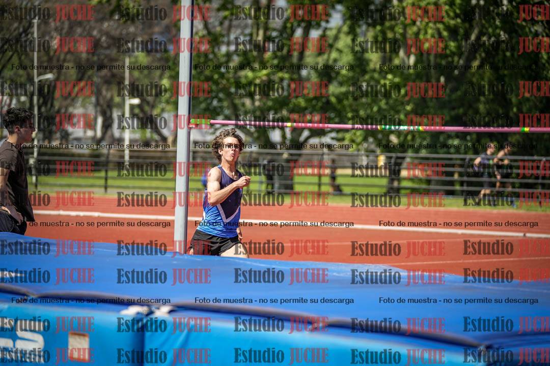 Fotos del salto en alto de varones