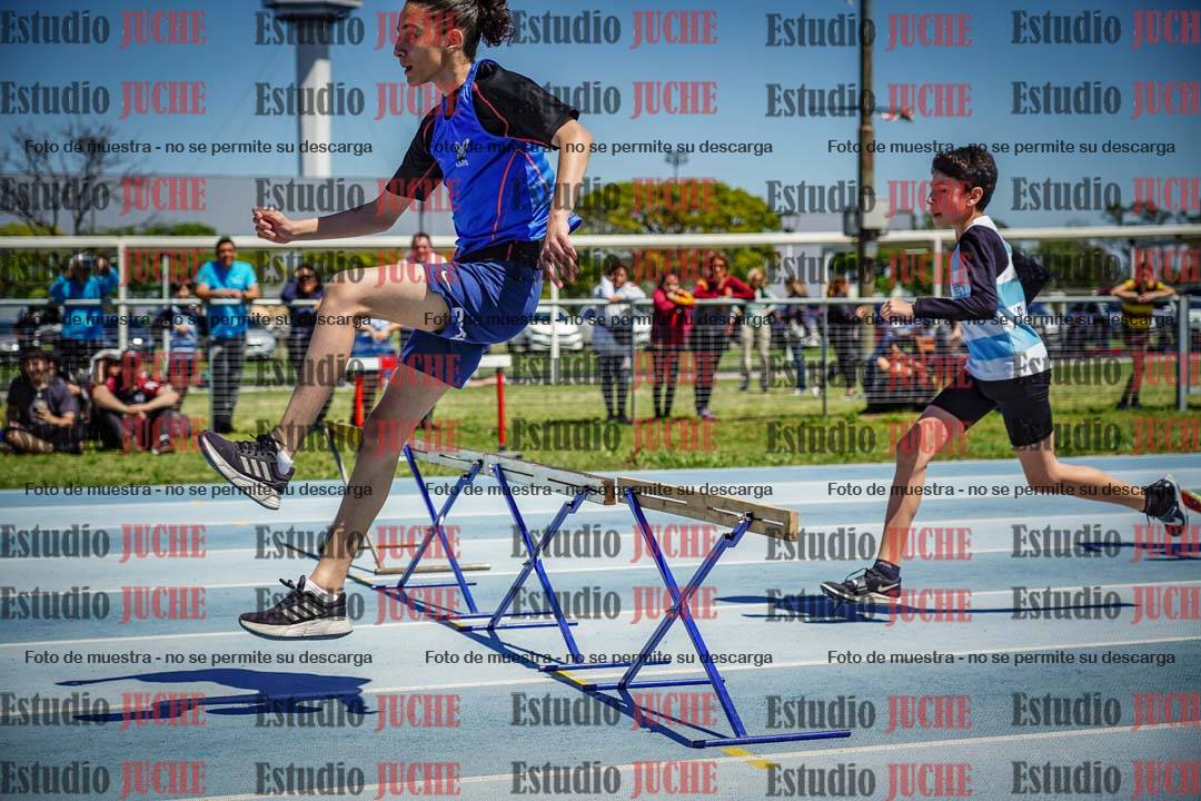 Fotos de los 60 m con vallas de varones