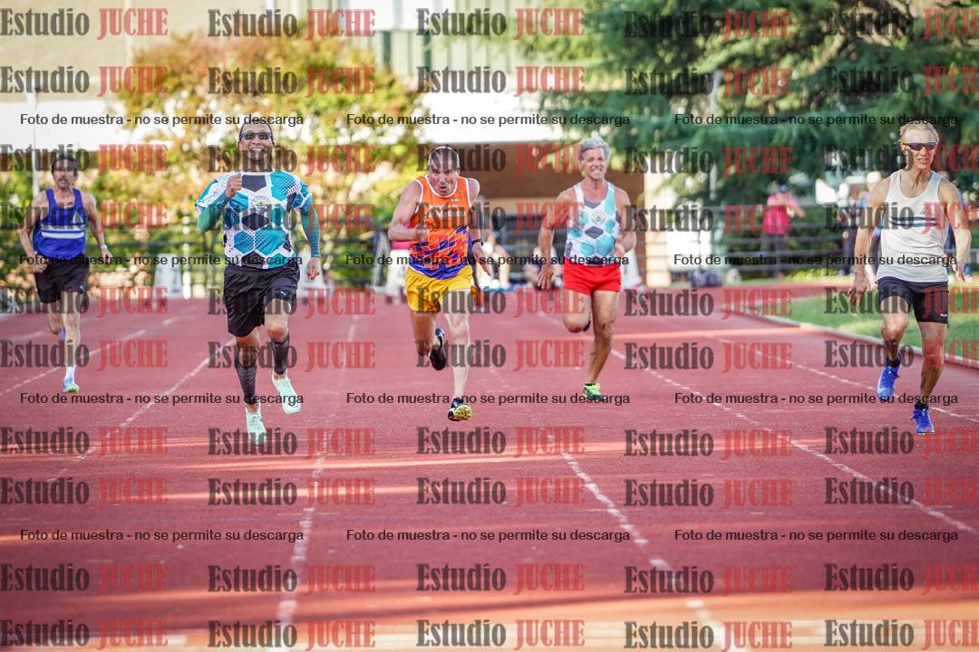 Fotos de los 100 m llanos de varones
