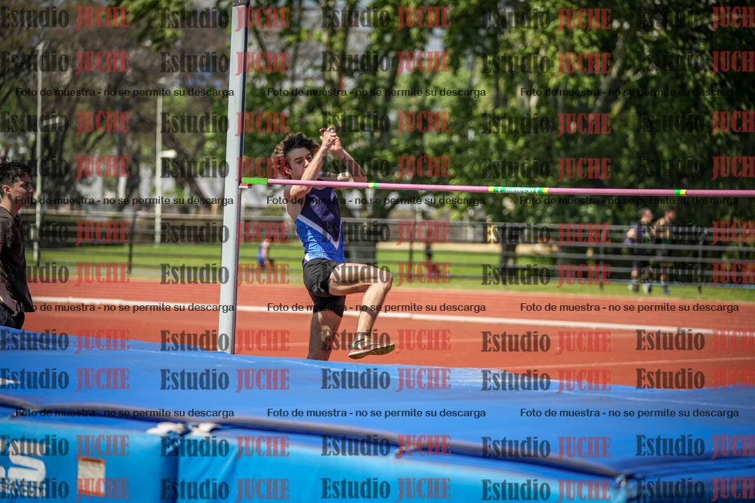 Fotos del salto en alto de varones