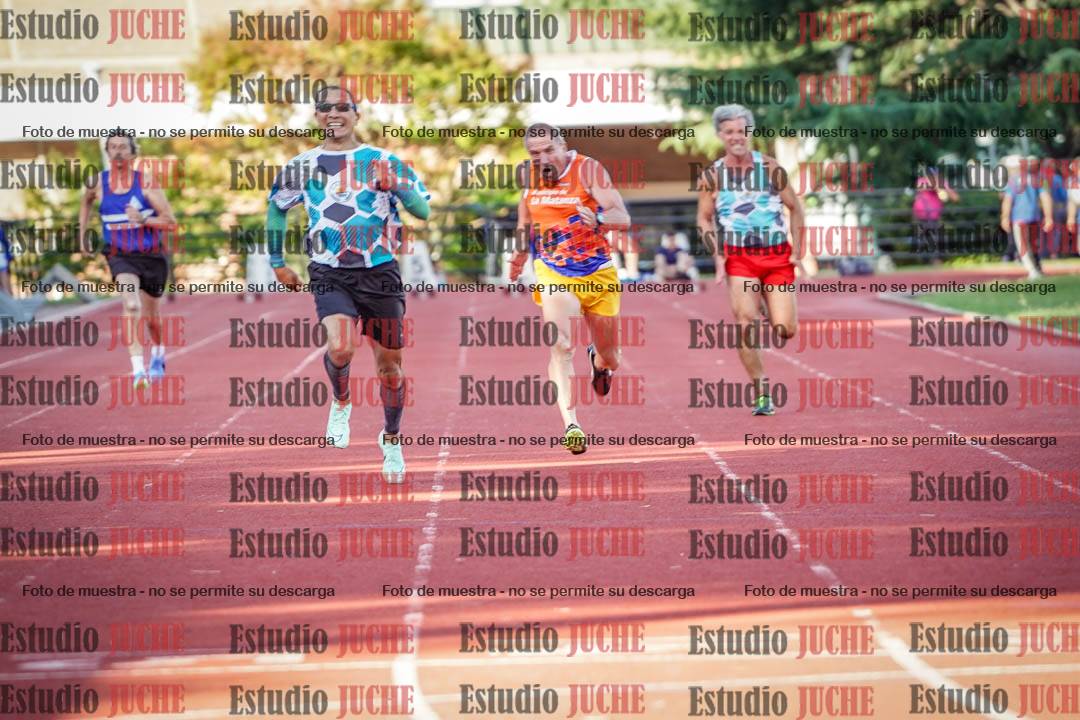 Fotos de los 100 m llanos de varones