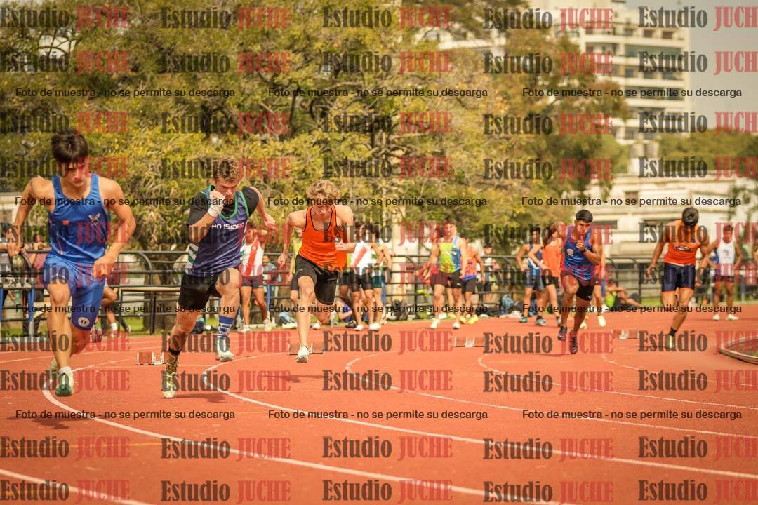 Fotos de los 200 m llanos de varones