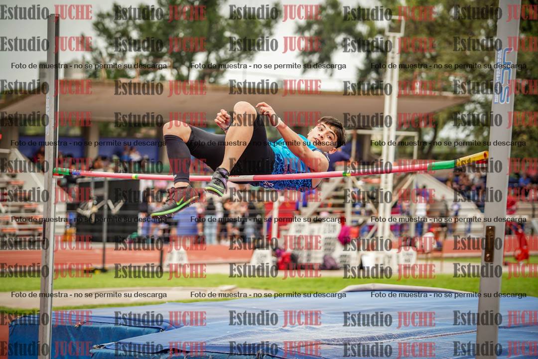 Fotos del salto en alto de varones