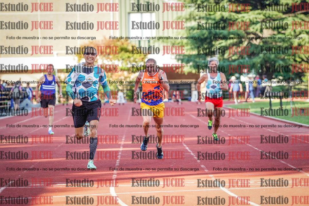 Fotos de los 100 m llanos de varones