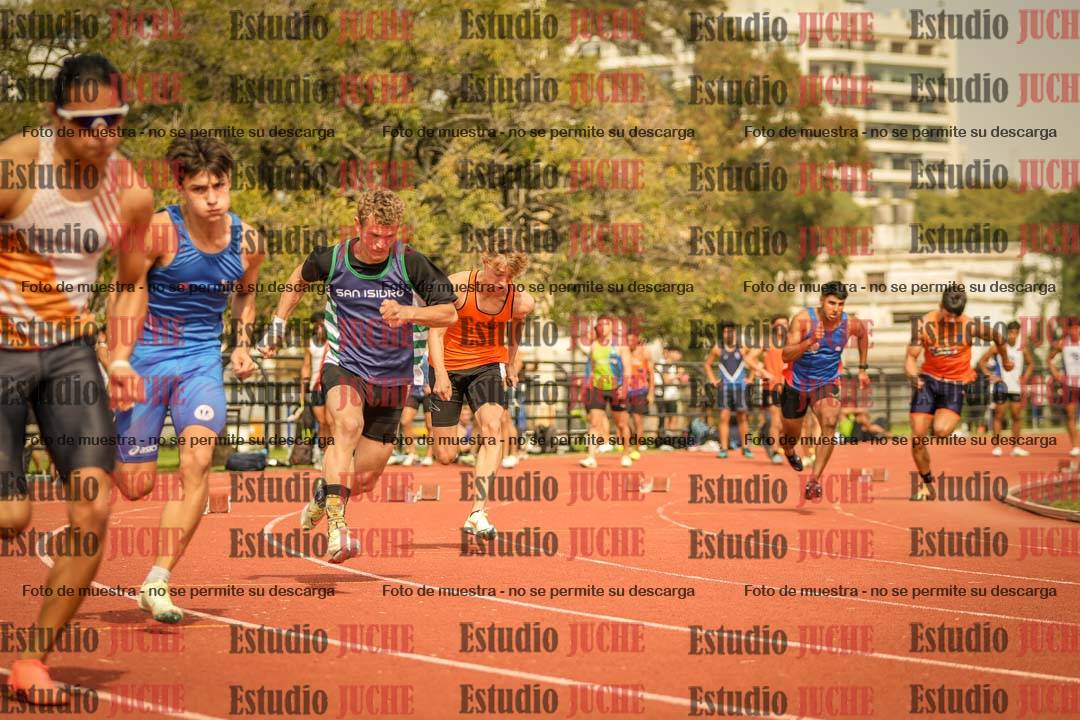 Fotos de los 200 m llanos de varones
