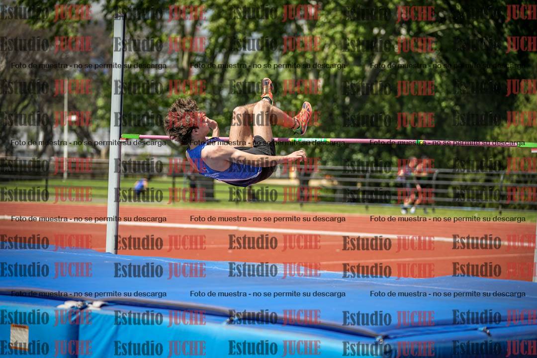 Fotos del salto en alto de varones