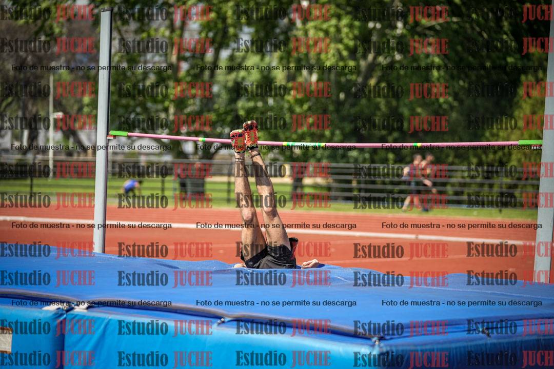 Fotos del salto en alto de varones