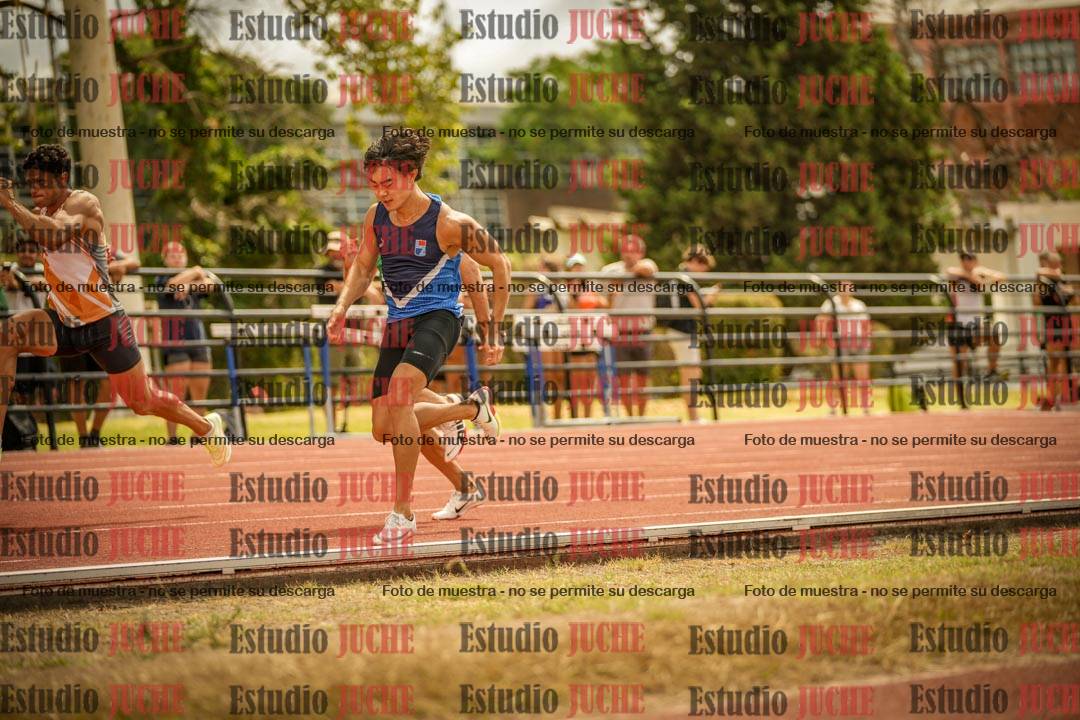 Fotos de los 100 m llanos de varones