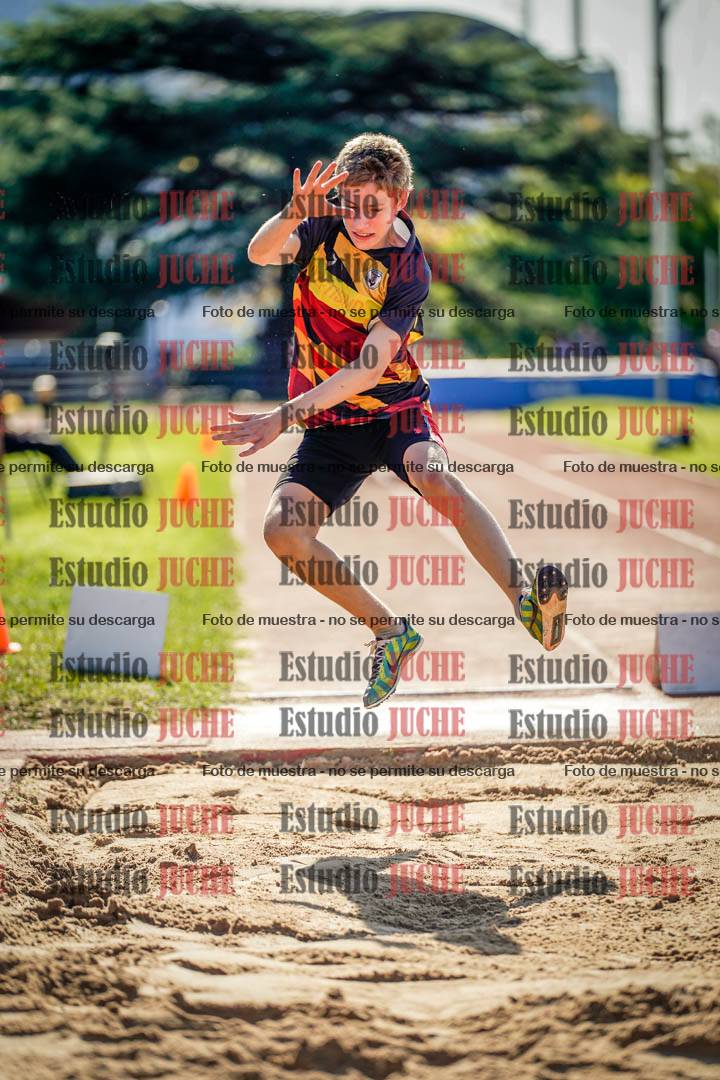 Fotos del salto en largo de varones