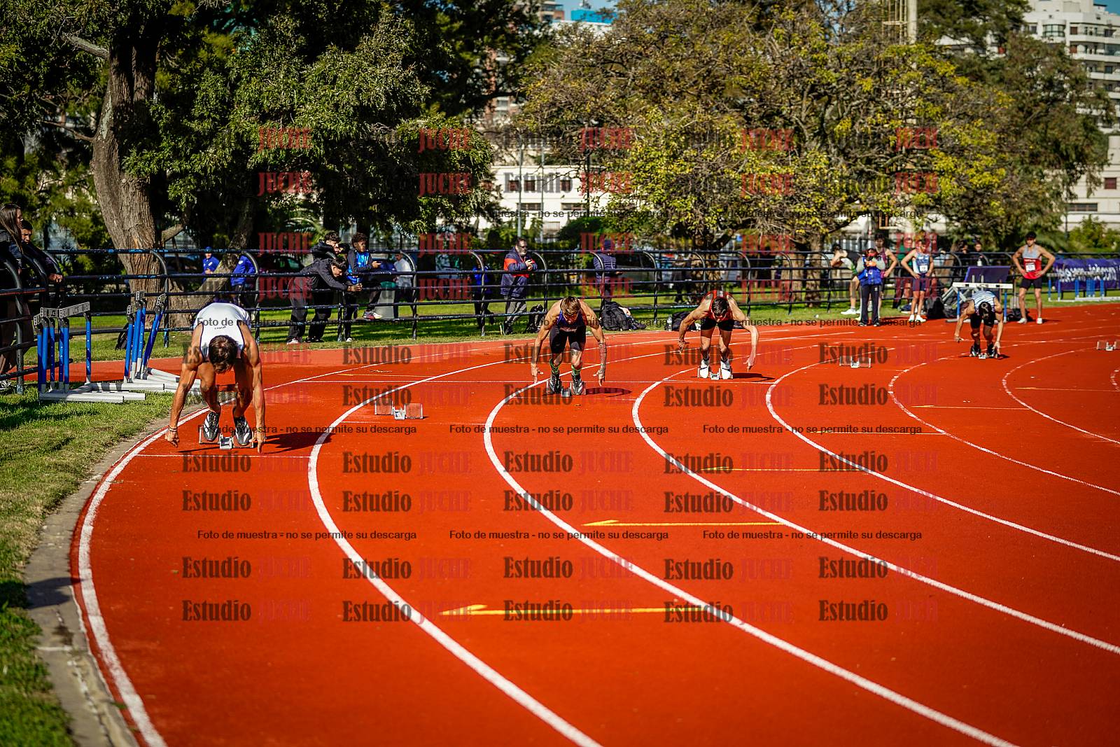 Fotos de los 200 m de varones
