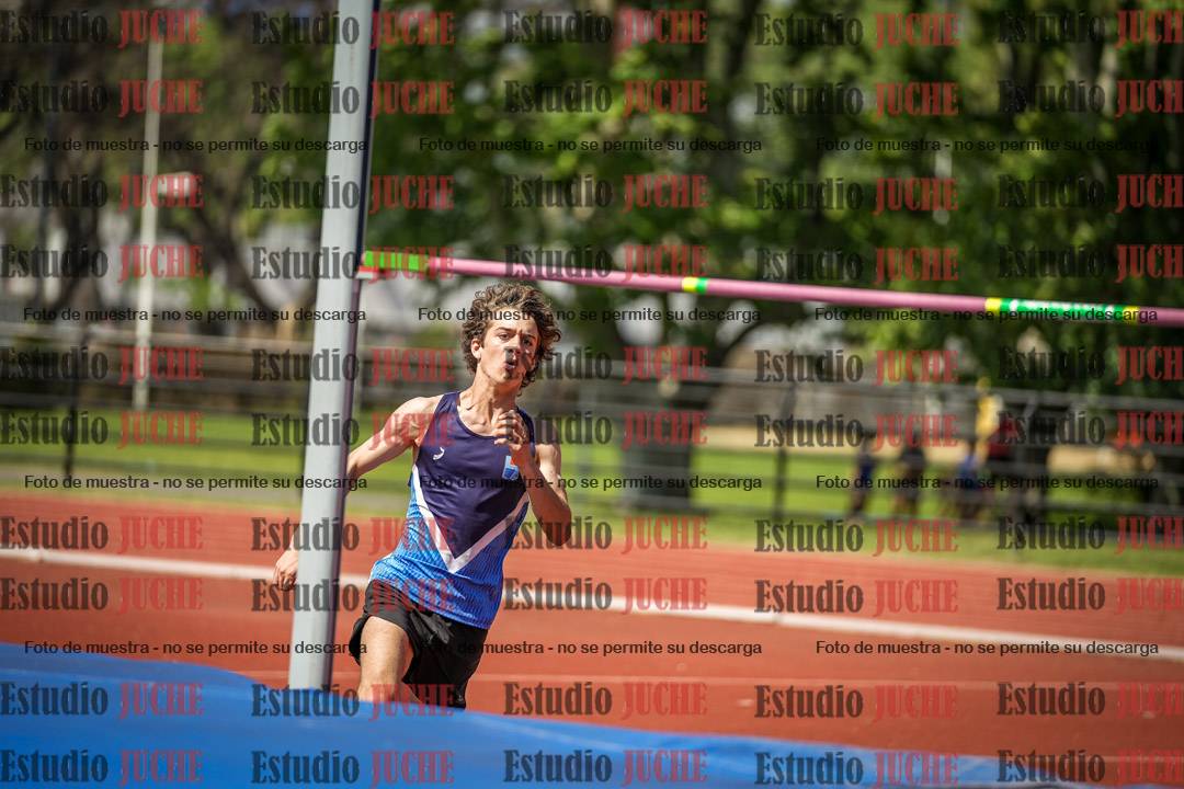 Fotos del salto en alto de varones