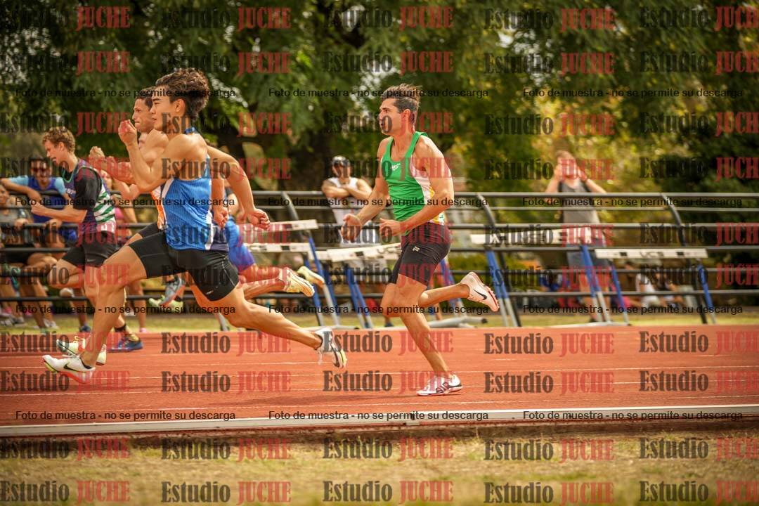 Fotos de los 100 m llanos de varones