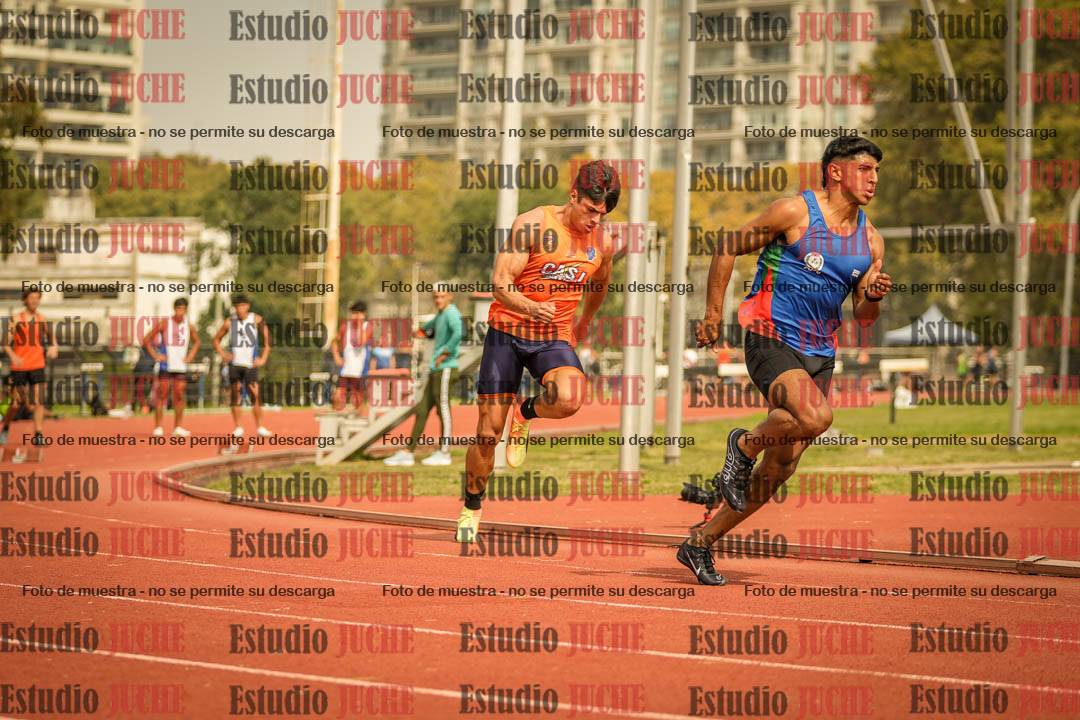 Fotos de los 200 m llanos de varones