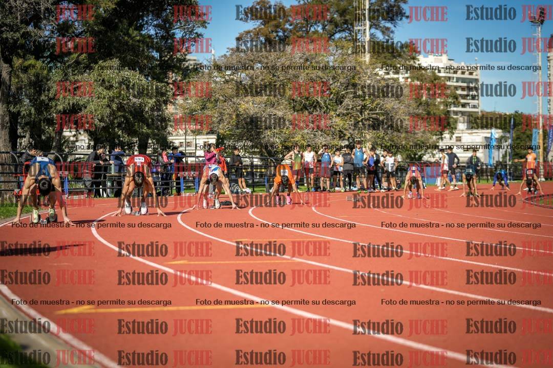 Fotos de los 200 m llanos de varones