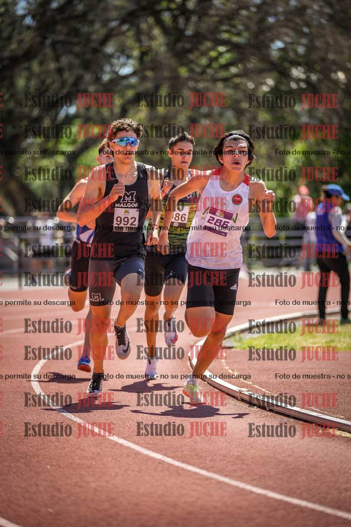 Fotos de los 800 m llanos de varones