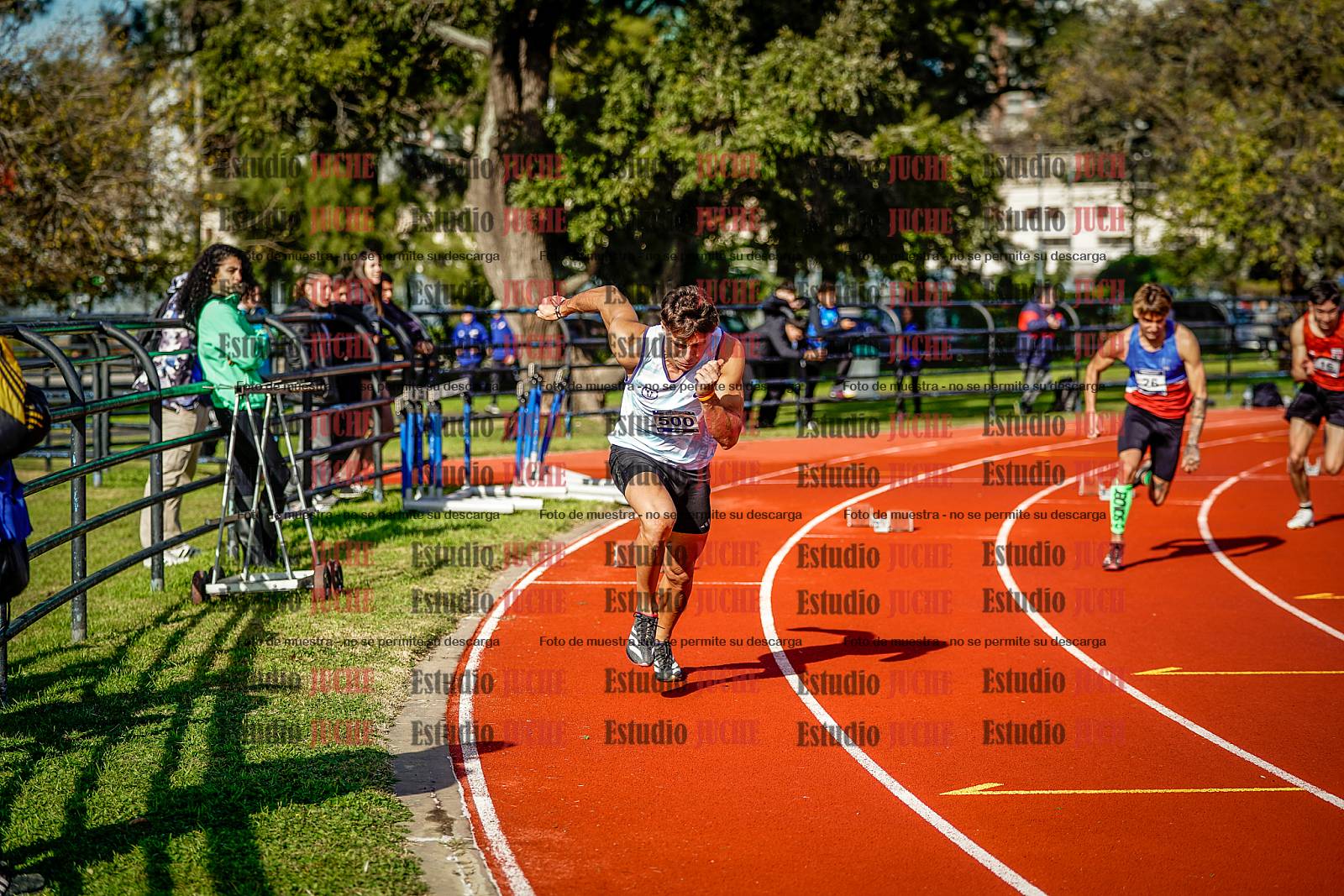 Fotos de los 200 m de varones