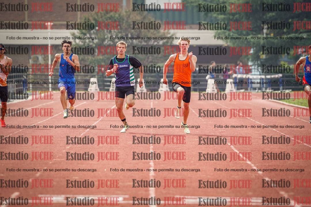 Fotos de los 200 m llanos de varones