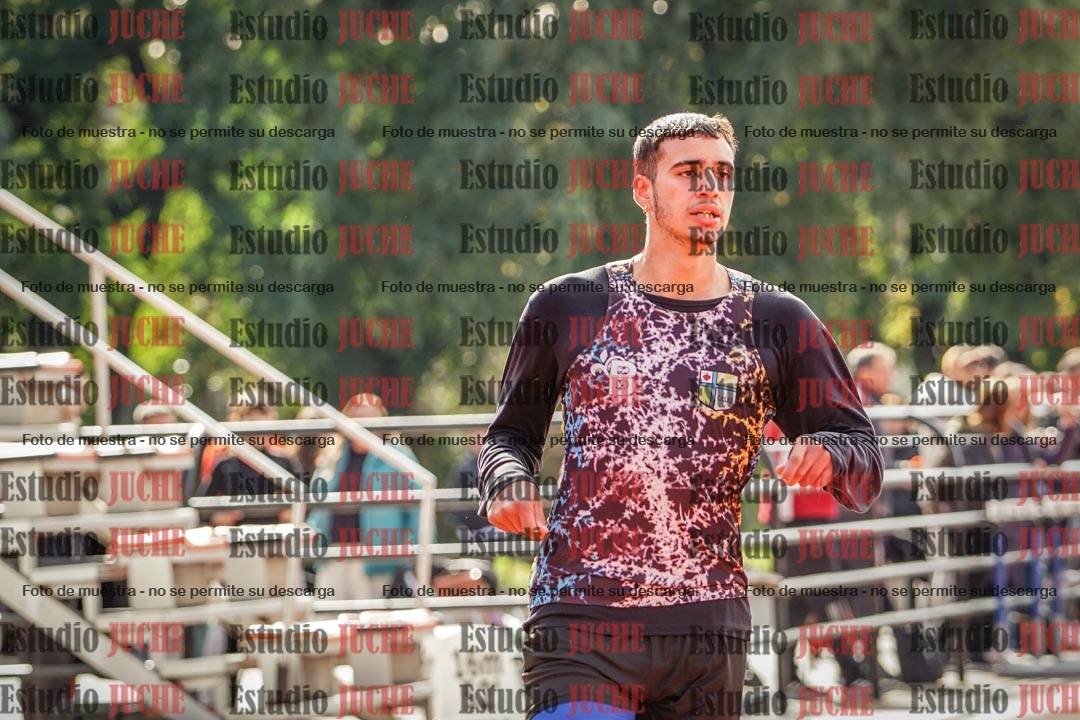 Fotos de los 100 m llanos de varones