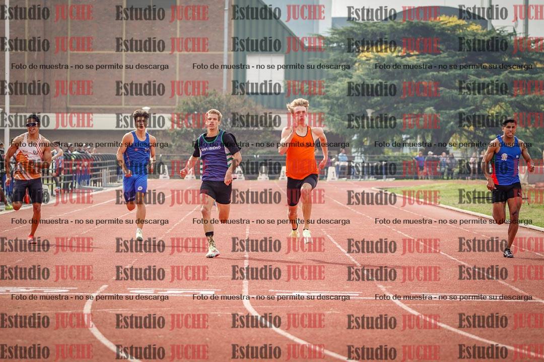 Fotos de los 200 m llanos de varones