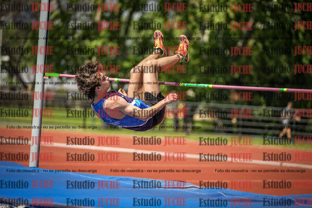 Fotos del salto en alto de varones