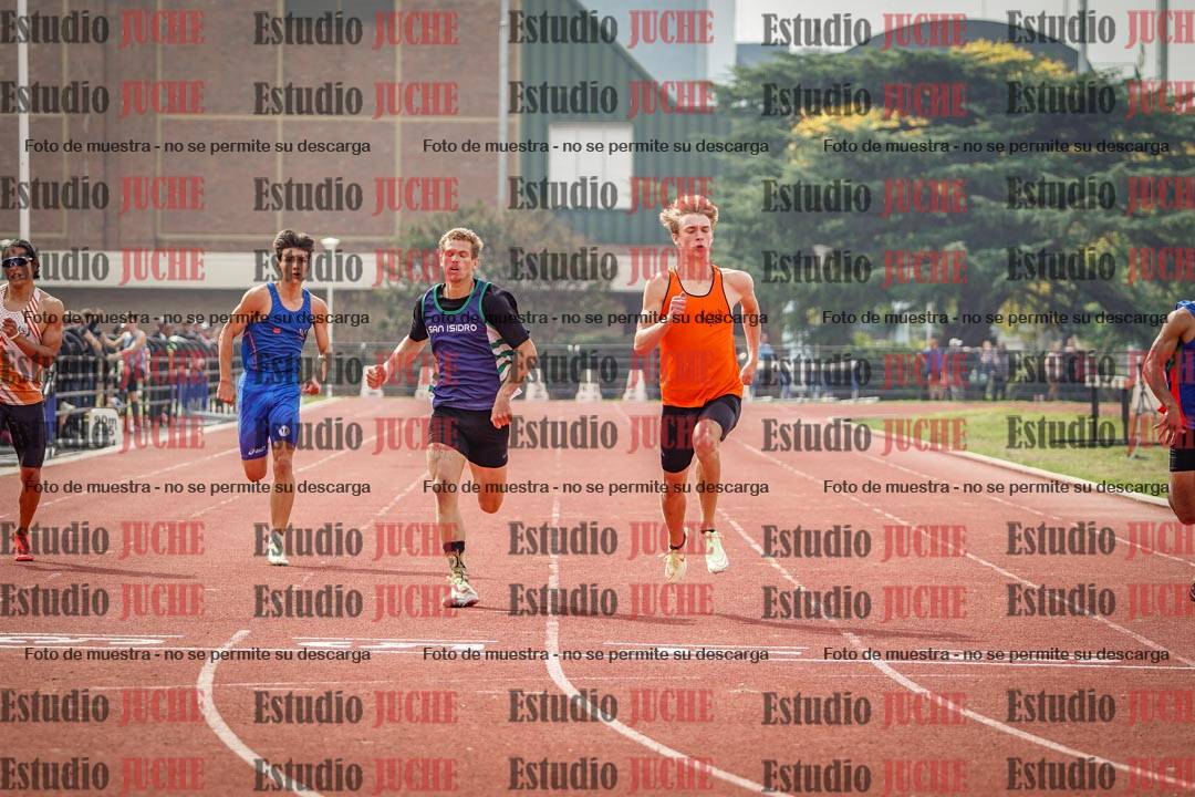 Fotos de los 200 m llanos de varones
