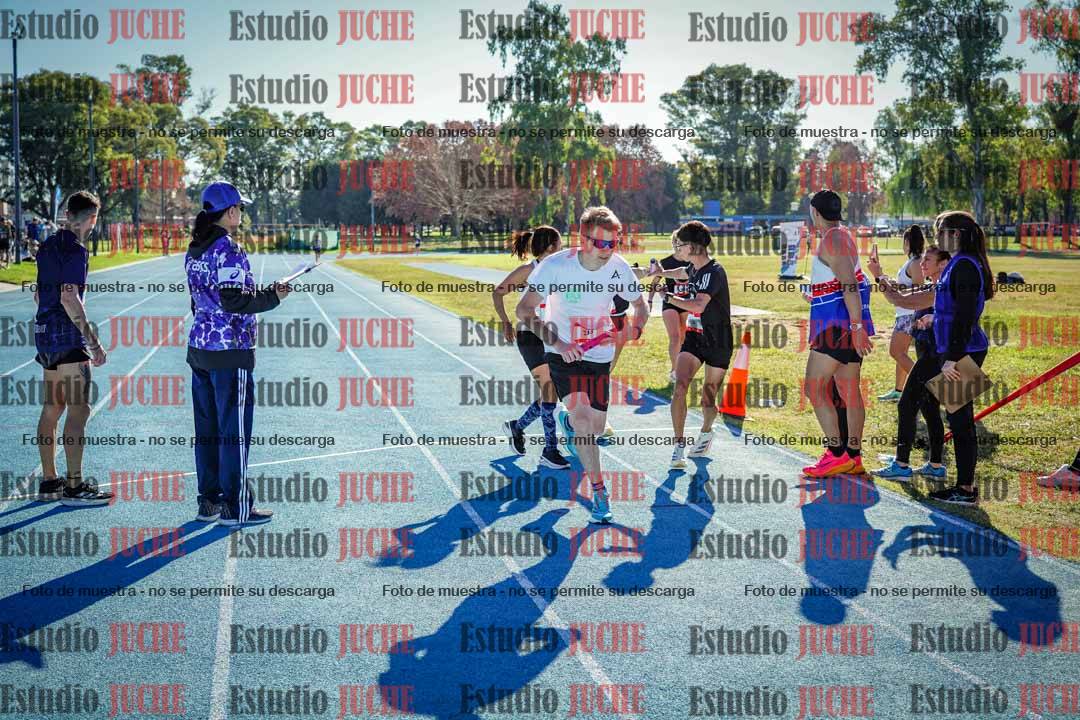 Fotos durante los relevos