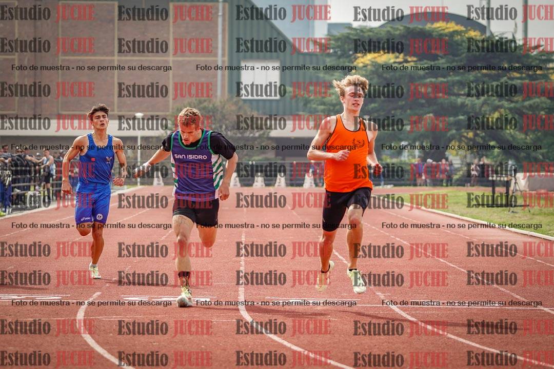 Fotos de los 200 m llanos de varones