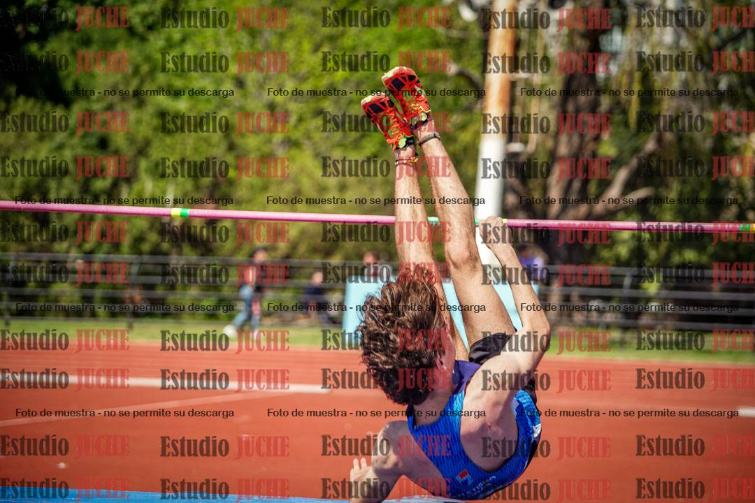 Fotos del salto en alto de varones