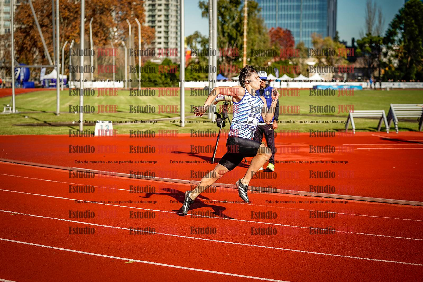 Fotos de los 200 m de varones