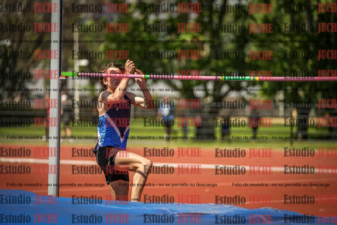 Fotos del salto en alto de varones