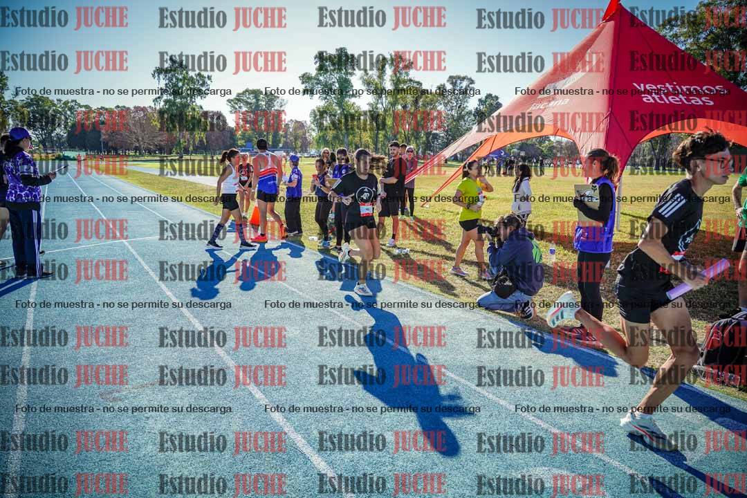 Fotos durante los relevos