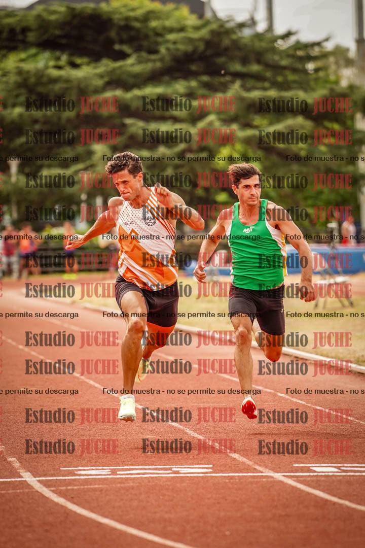 Fotos de los 100 m llanos de varones
