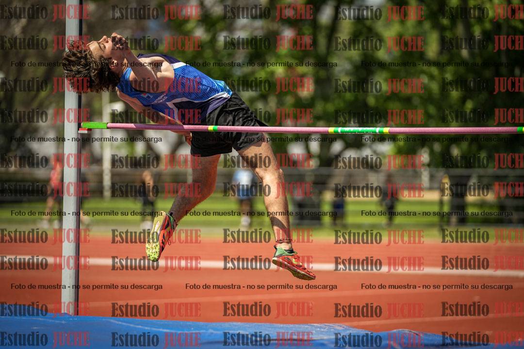 Fotos del salto en alto de varones