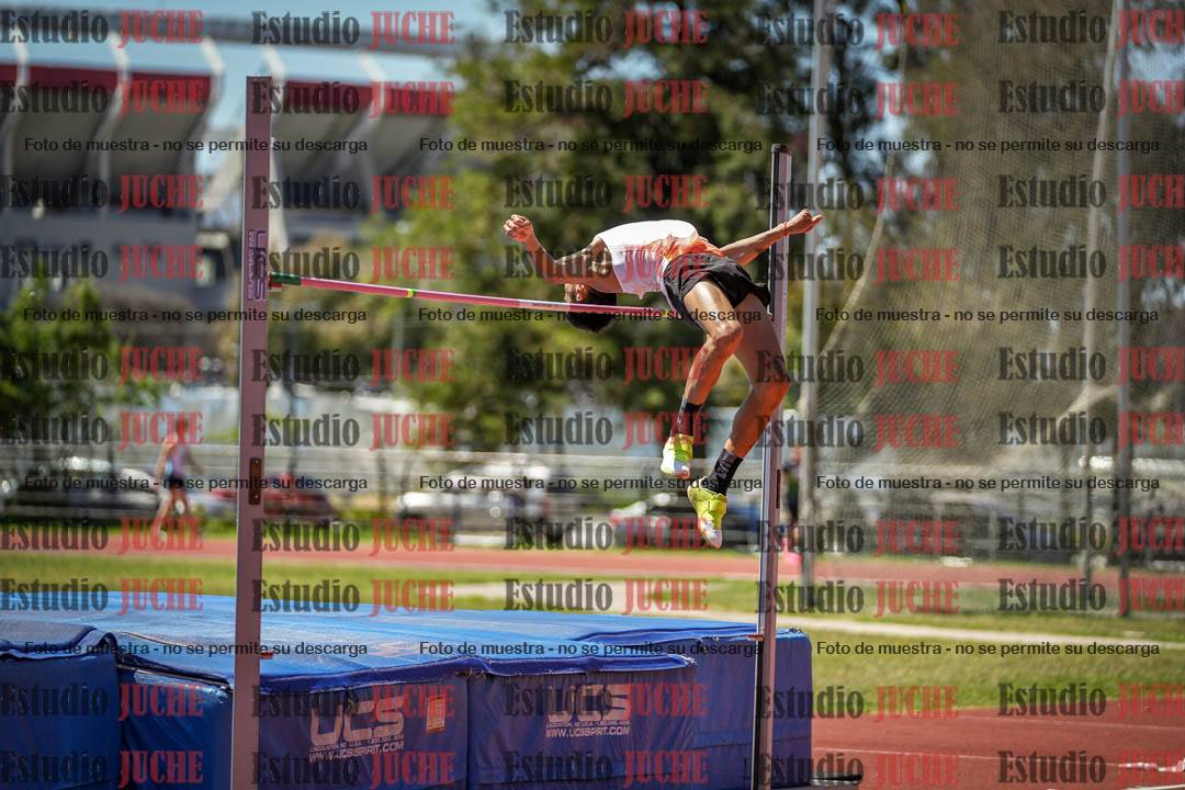 Fotos del salto en alto de varones