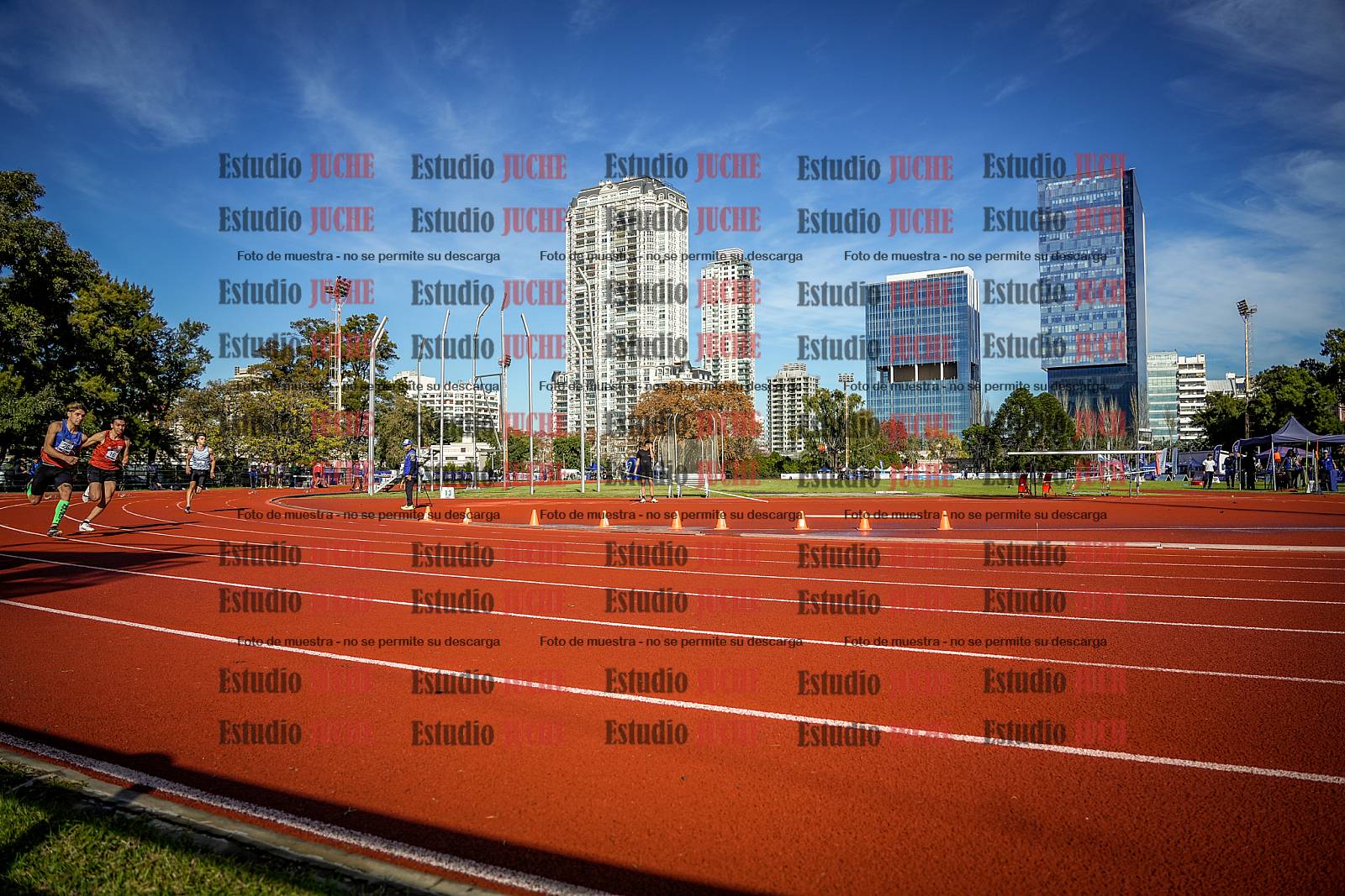 Fotos de los 200 m de varones