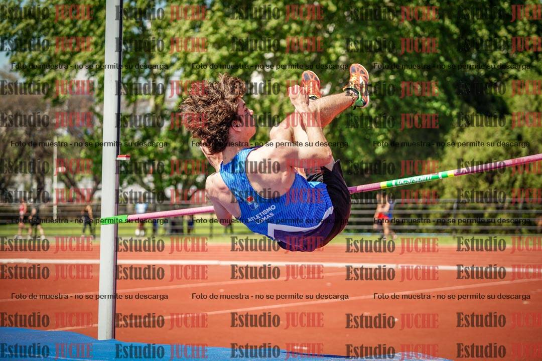 Fotos del salto en alto de varones