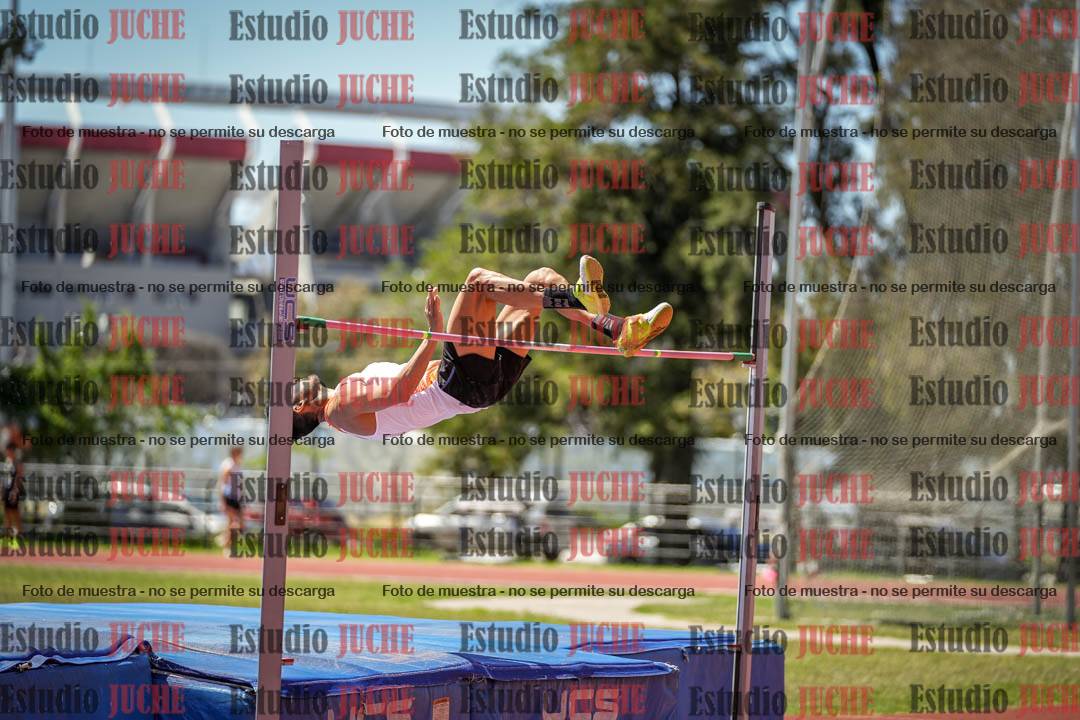 Fotos del salto en alto de varones